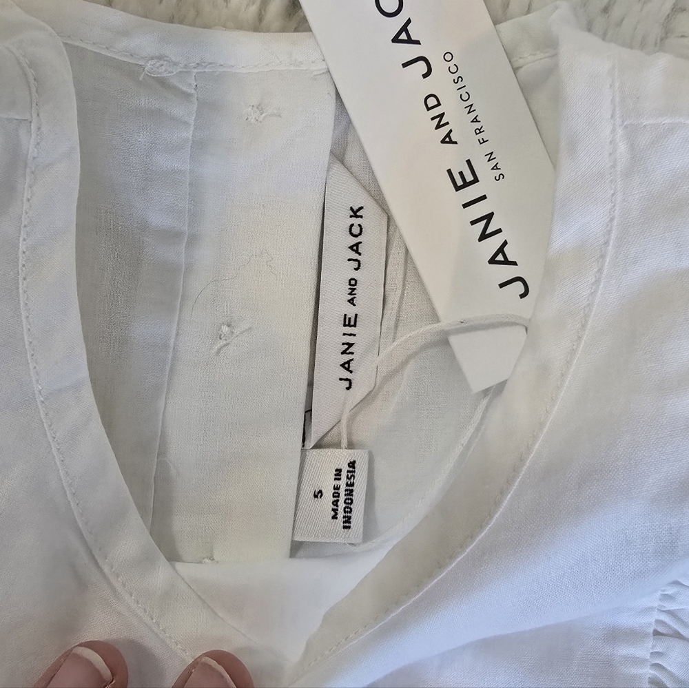 Janie and Jack Classic White Blouse